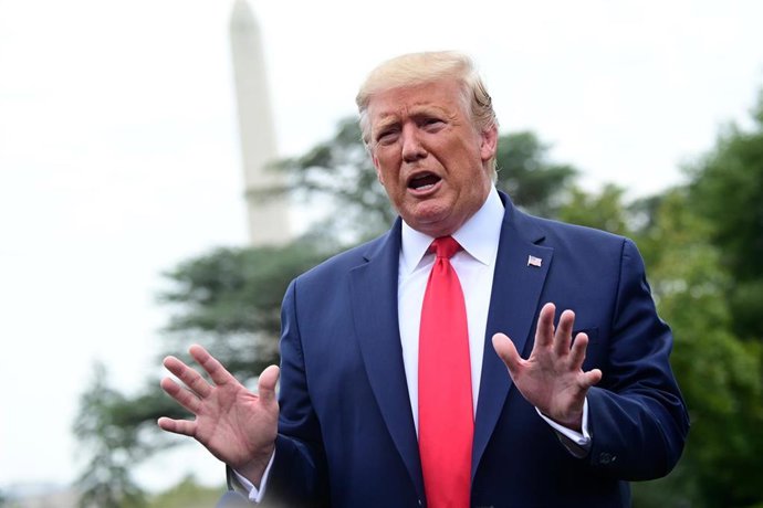 El presidente de Estados Unidos, Donald Trump, en la Casa Blanca