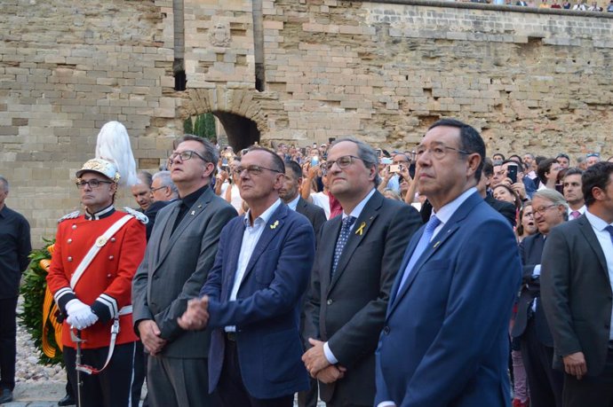 Joan Talarn, Miquel Pueyo, Quim Torra i Ramon Farré