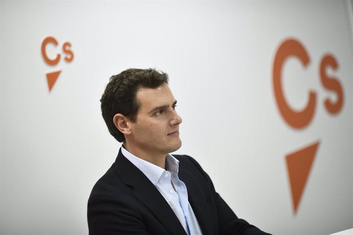 El presidente de Ciudadanos, Albert Rivera, durante una reunión del Comité Permanente de su partido.