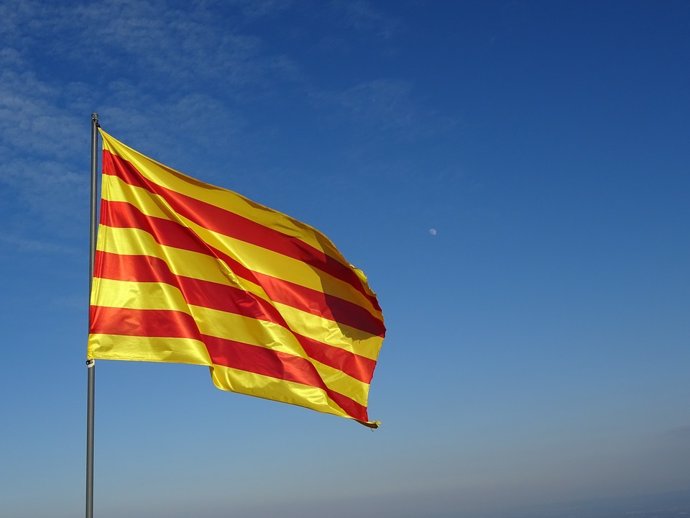 Bandera catalana, senyera, Cataluña