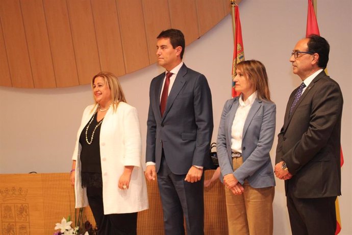 De izda a dcha, Yolanda de Gregorio, Ángel Ibáñez, Rocío Lucas y Manuel López.