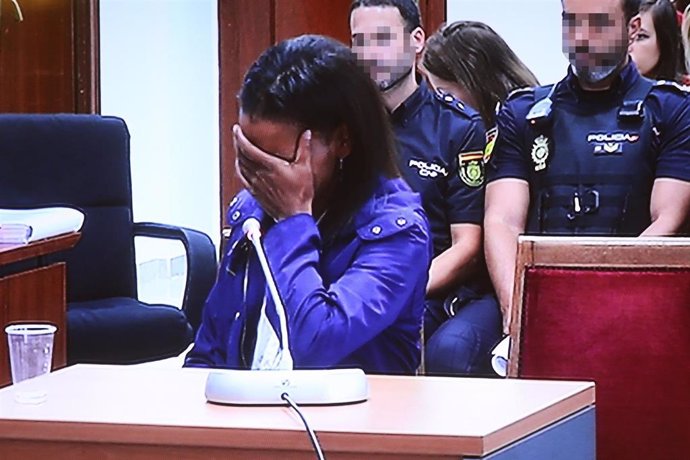 Ana Julia Quezada en el segundo día de juicio por el crimen de Gabriel Cruz
