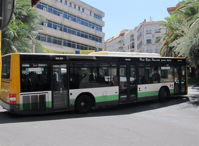 Un autobús urbano de Jaén.