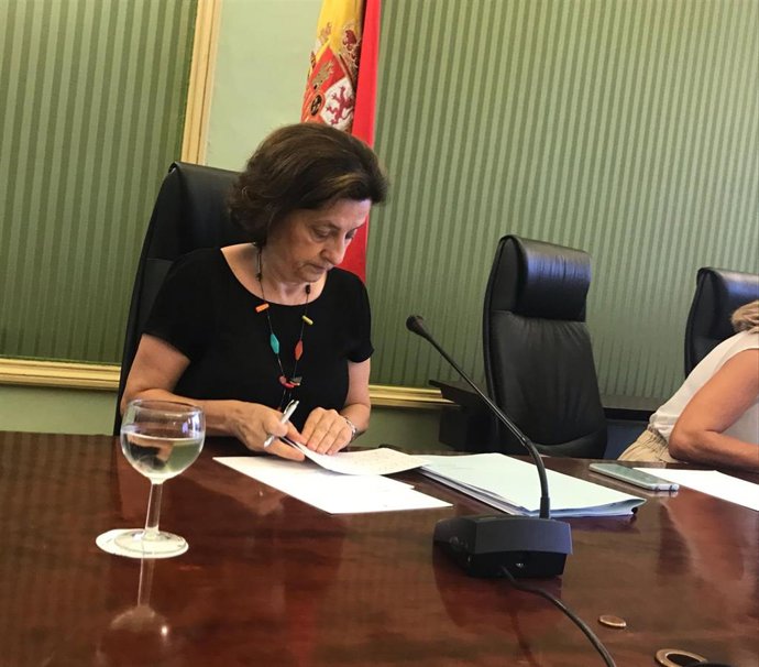 La consellera de Asuntos Sociales y Deportes, Fina Santiago.