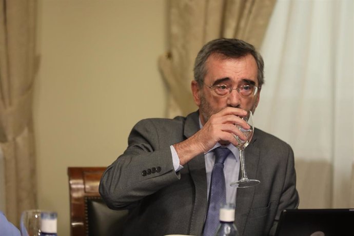 El presidente del Senado, Manuel Cruz, durante la Junta de portavoces del Senado. en Madrid (España), a 10 de septiembre de 2019.