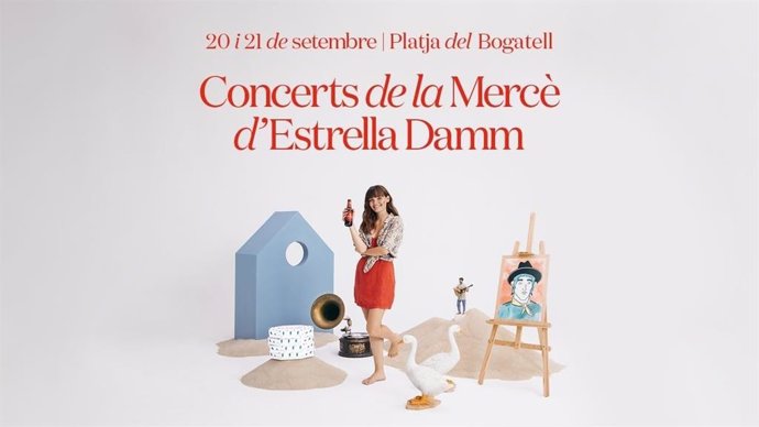 Tornen els concerts de la Merc d'Estel Damm a la platja del Bogatell de Barcelona.