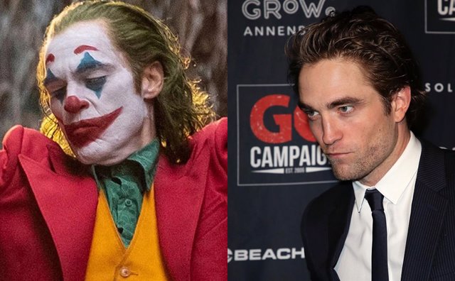 Joaquin Phoenix es Joker y Robert Pattinson Batman