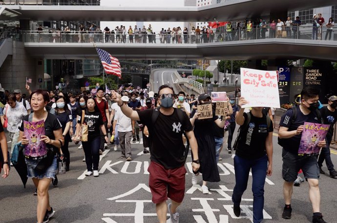 China.- La Policía de Hong Kong anuncia nuevas medidas para sofocar las protesta