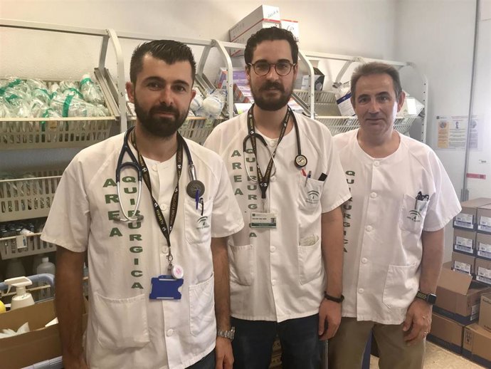 Doctores Fole, Cruz Y Parma Del Hospital Torrecárdenas De Almería