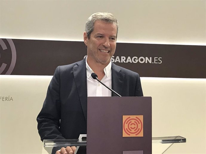 El portavoz del grupo parlamentario de Cs de las Cortes de Aragón, Daniel Pérez Calvo