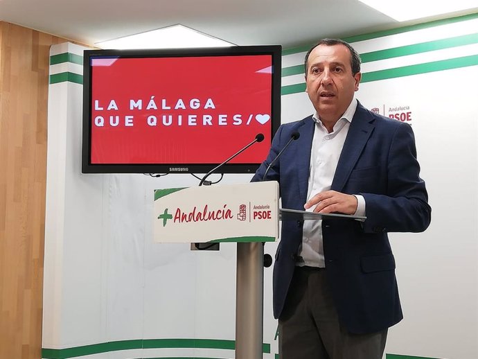 El secretario general del PSOE de Málaga y parlamentario andaluz, José Luis Ruiz Espejo.