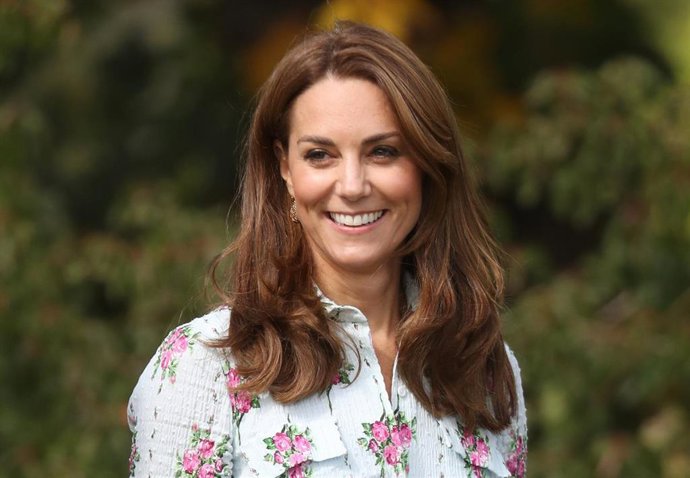 La Duquesa de Cambridge  en la inauguración del jardín 'Back to nature'