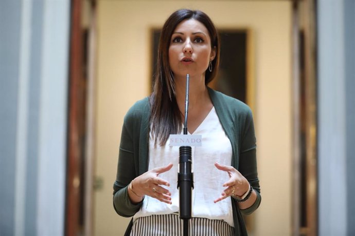 La portavoz de Ciudadanos en el Senado, Lorena Roldán