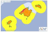 La Aemet eleva a nivel rojo el riesgo por lluvias en Tramuntana