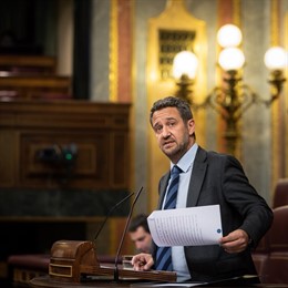 El diputado del PP Jaime de Olano, ante el Pleno del Congreso