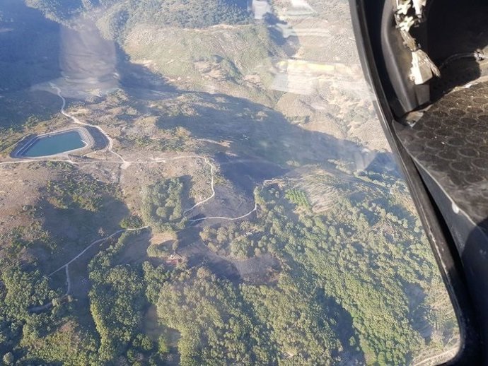 Incendio en Aldeanueva de la Vera