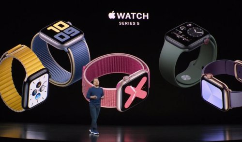 Presentación de los Apple Watch 5