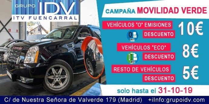 Descuento directo para pasar la inspección del vehículo en ITV F