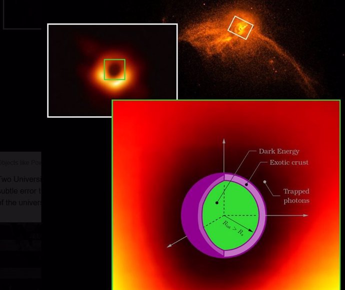 Imagen del agujero negro en el centro de la galaxia M87