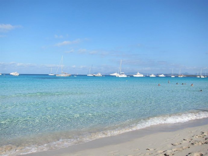 Playa de Ses Illetes en Formentera