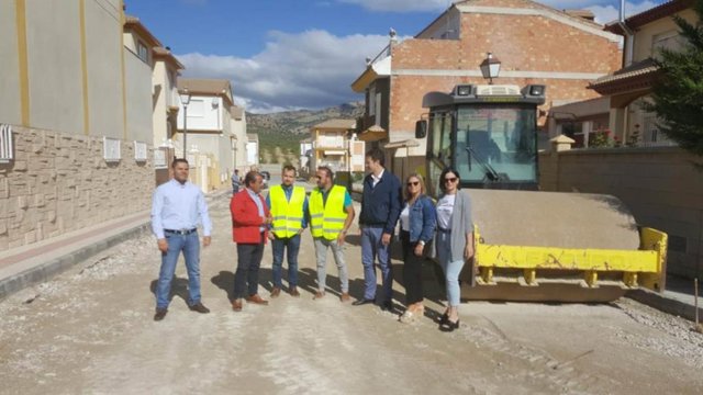 Visita a obras en Campillo de Arenas