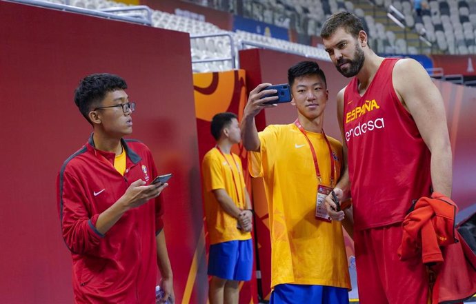 Marc Gasol con la afición china