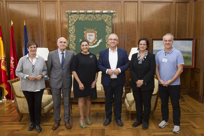 Recepción de Enrique Maya al Colegio de Gestores Administrativos de Navarra.