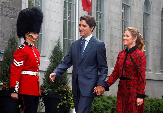 El primer ministro de Canadá, Justin Trudeau, y su mujer, Sophie Gregoire