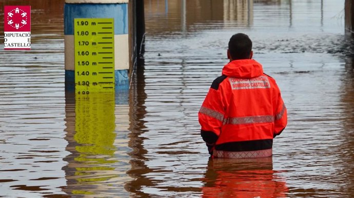 Inundación en Nules durante el temporal de septiembre de 2019