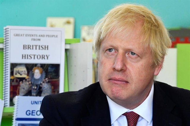 UK Prime Minister Boris Johnson El primer ministro de Reino Unido, Boris Johnson