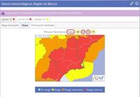 Nivel rojo por lluvias y tormentas este jueves y el viernes en la Región