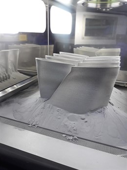 Imagen del proceso de fabricación aditiva de ITP Aero