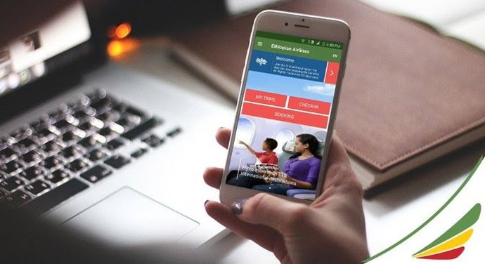 Wifi a bordo de Ethiopian Airlines.