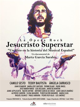 Cartel del documental 'Jesucristo Superstar' realizado por el artista Favila