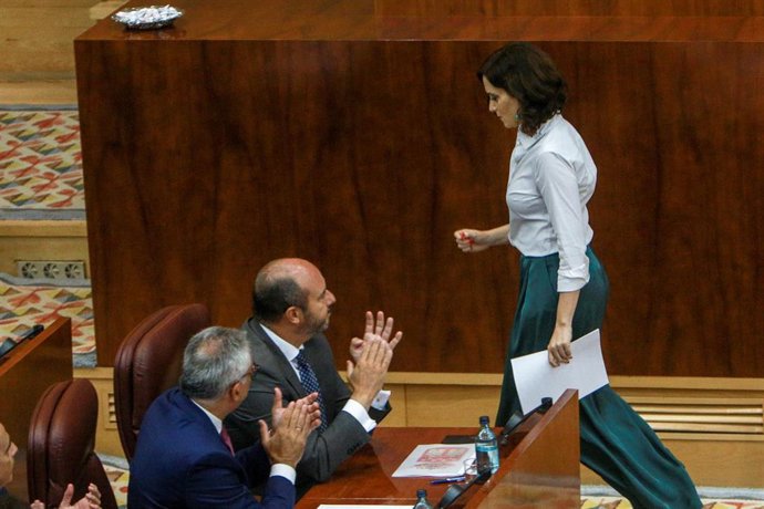 IMAGEN RECURSO DE LA PRESIDENTA DE LA COMUNIDAD DE MADRID, ISABEL DÍAZ AYUSO