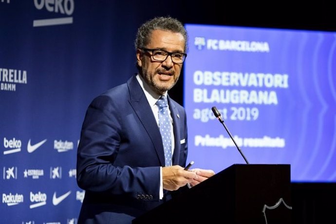 El portavoz de la Junta Directiva del FC Barcelona, Josep Vives