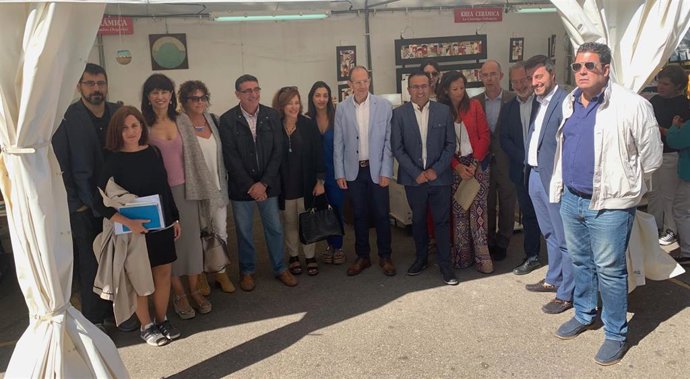 Inauguración oficial de la Feria de Cerámica y Alfarería de Valladolid.