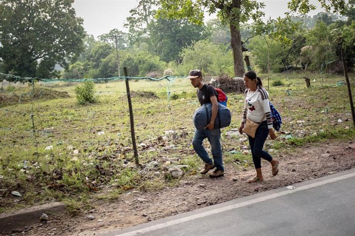 Migrantes venezolanos en Colombia