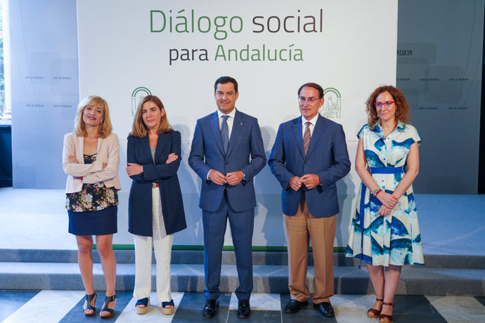 Reunión de la Mesa de Diálogo Social de Andalucía