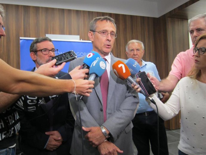 El delegado de la AEMET en Murcia, Juan Esteban Palenzuela, ofrece datos de la DANA en la región de Murcia