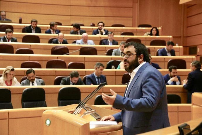 Vidal, en una intervenció en el Senat.