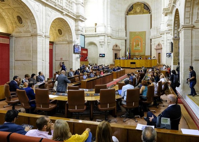 Pleno del Parlamento andaluz