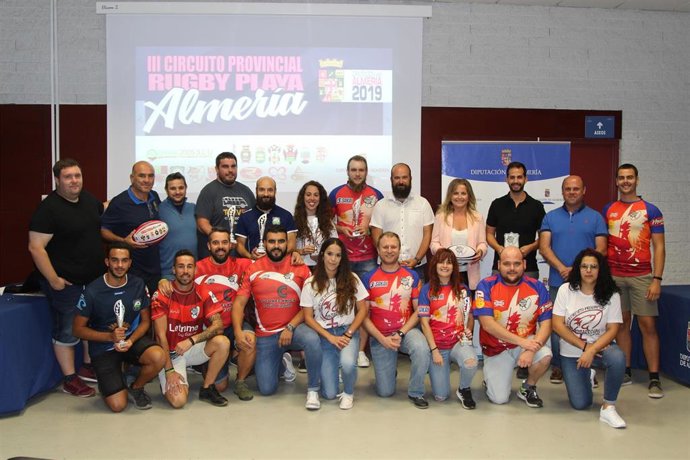 Clausura del Circuito de Rugby Playa de la Diputación de Almería