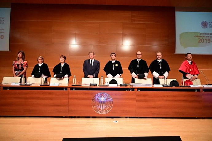 Acto de apertura del curso académico de las universidades públicas valencianas en la UPV.