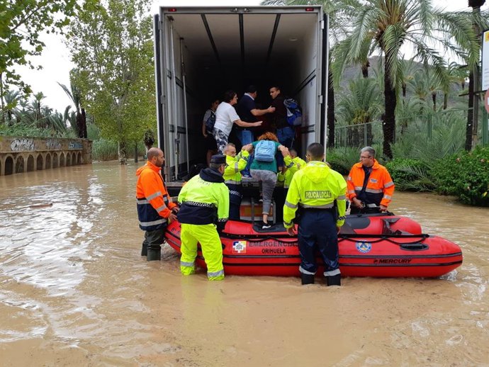 Un rescate en Orihuela