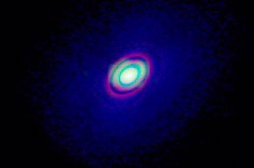 Estrella HD 163296 Con Disco De Formación Planetaria