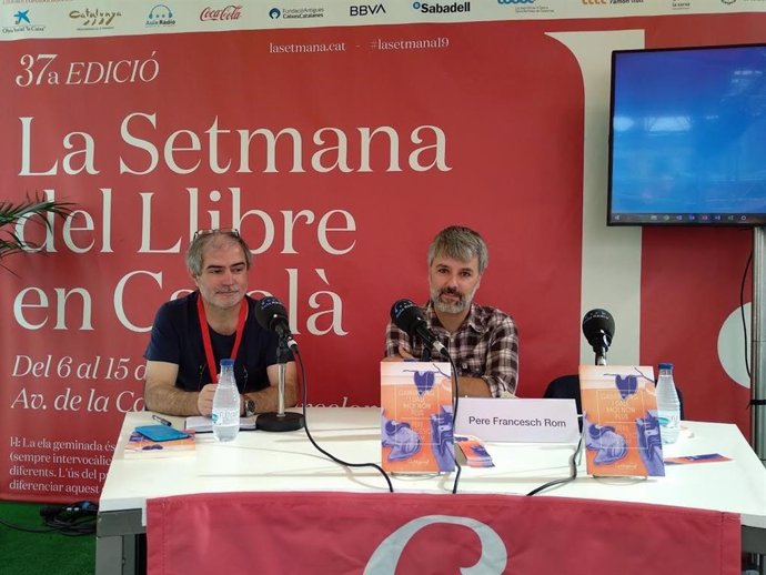 El editor Ramon Moreno y el periodista Pere Francesch