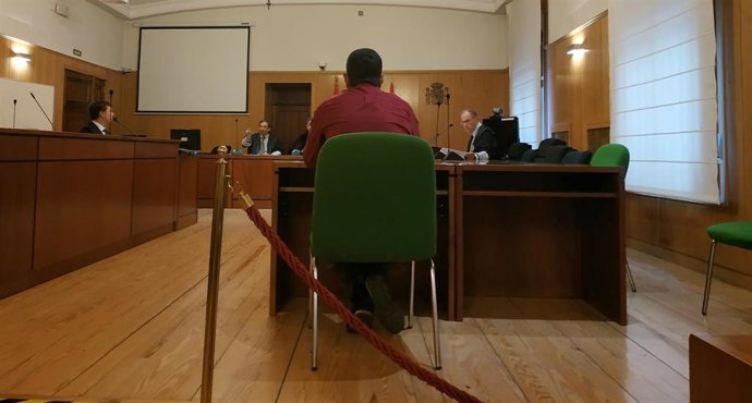 El acusado, durante el juicio celebrado este viernes en la Audiencia de Valladolid.