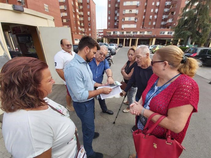 Beltrán Pérez visita el Juncal y el Plantinar
