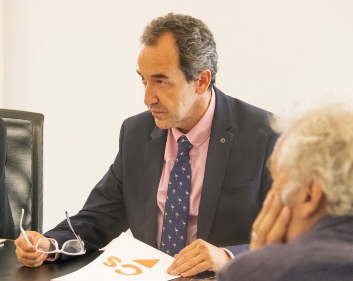 El diputado de Ciudadanos en el Parlament de Baleares , Juan Manuel Gómez